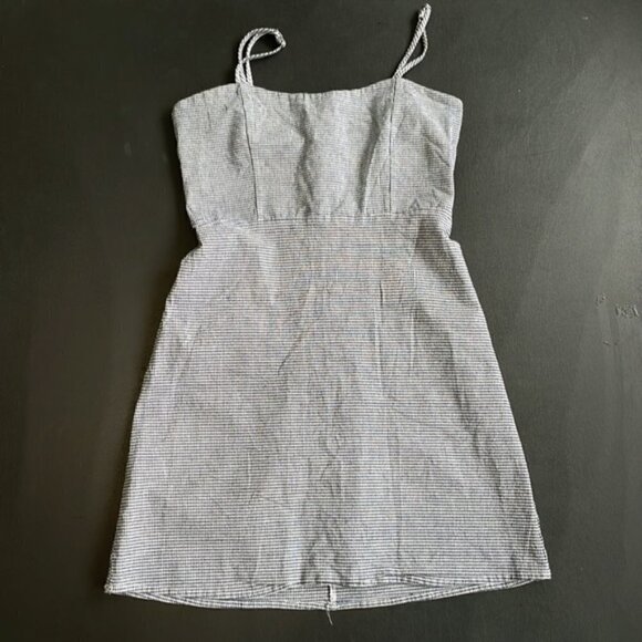 Brandy Melville Dresses & Skirts - EC Brandy Melville Navy / White Checkered Dress - Size 3